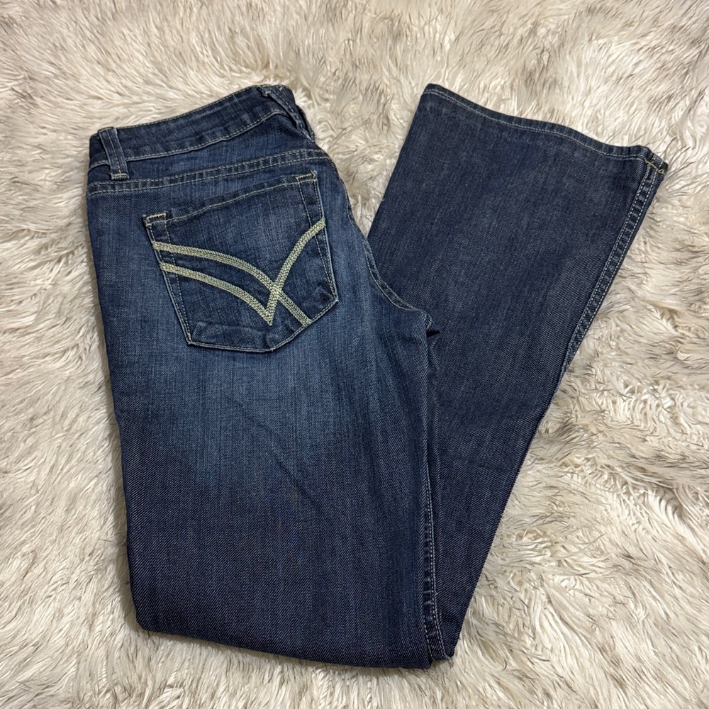 William Rast Dark Blue Straight Leg Jeans